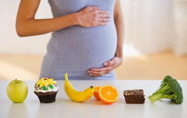 Cantidad diaria de nutrientes necesarios durante el embarazo