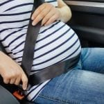 Uso del cinturón de seguridad durante el embarazo