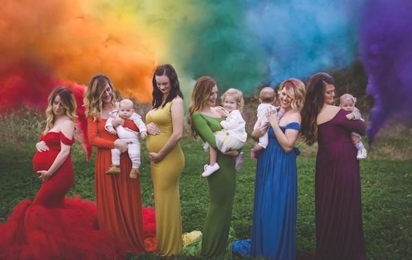 ¿Qué es un bebé “arco iris”?