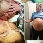 "Es enorme": Una mamá dio a luz a una bebé de casi 6 kilos