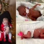 Dos bebés microprematuros fueron dados de alta y se preparan para celebrar la Navidad