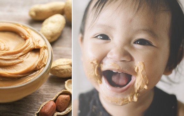 Según un estudio, darle mantequilla de maní al bebé reduce el riesgo de alergias